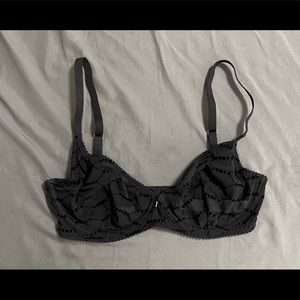 Fenty Logo Black Bra